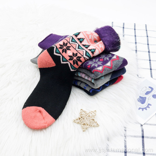 Customized Warm Thickened Women's Long Socks